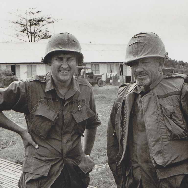 Everett G. Martin in Saigon during the war in Vietnam