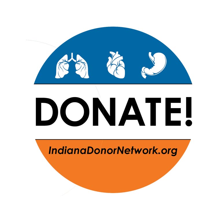 Donate logo, IndianaDonorNetwork.org