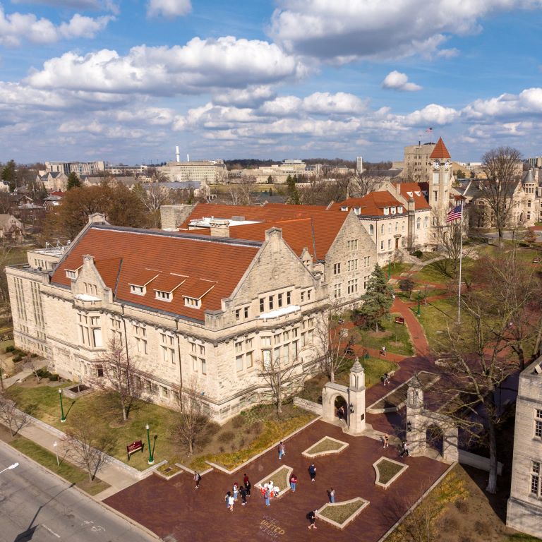 Birdseye view of Franklin Hall.